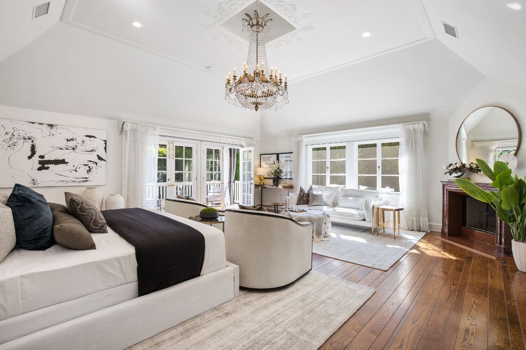 Louise Taper 617 North Rodeo Drive Master Bedroom