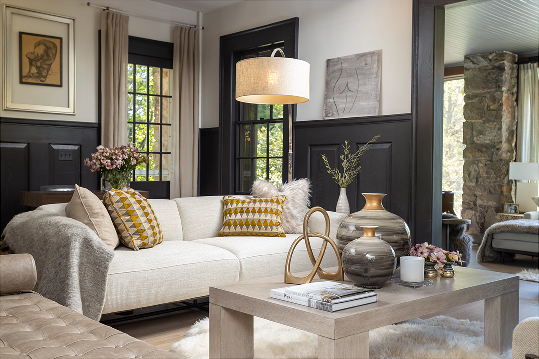 A Darien Home Gets a Modern Yet Rustic Refresh from Jody Deluca Designs