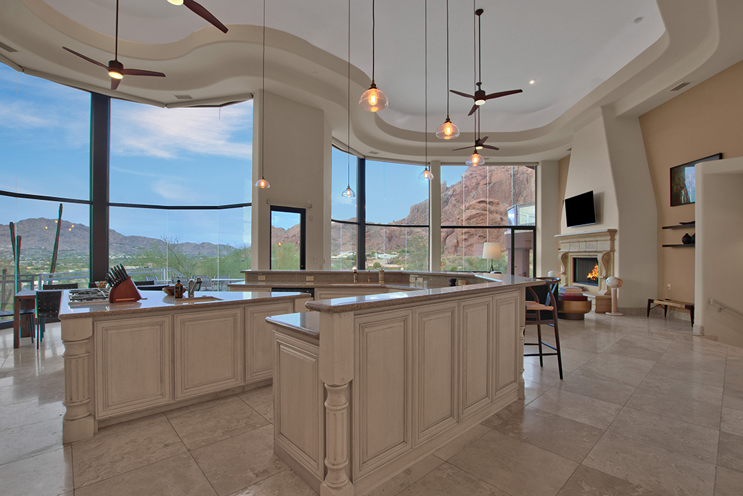 Alicia Keys And Swizz Beatz Say Goodbye To Their Hilltop Arizona Home Kitchen Area