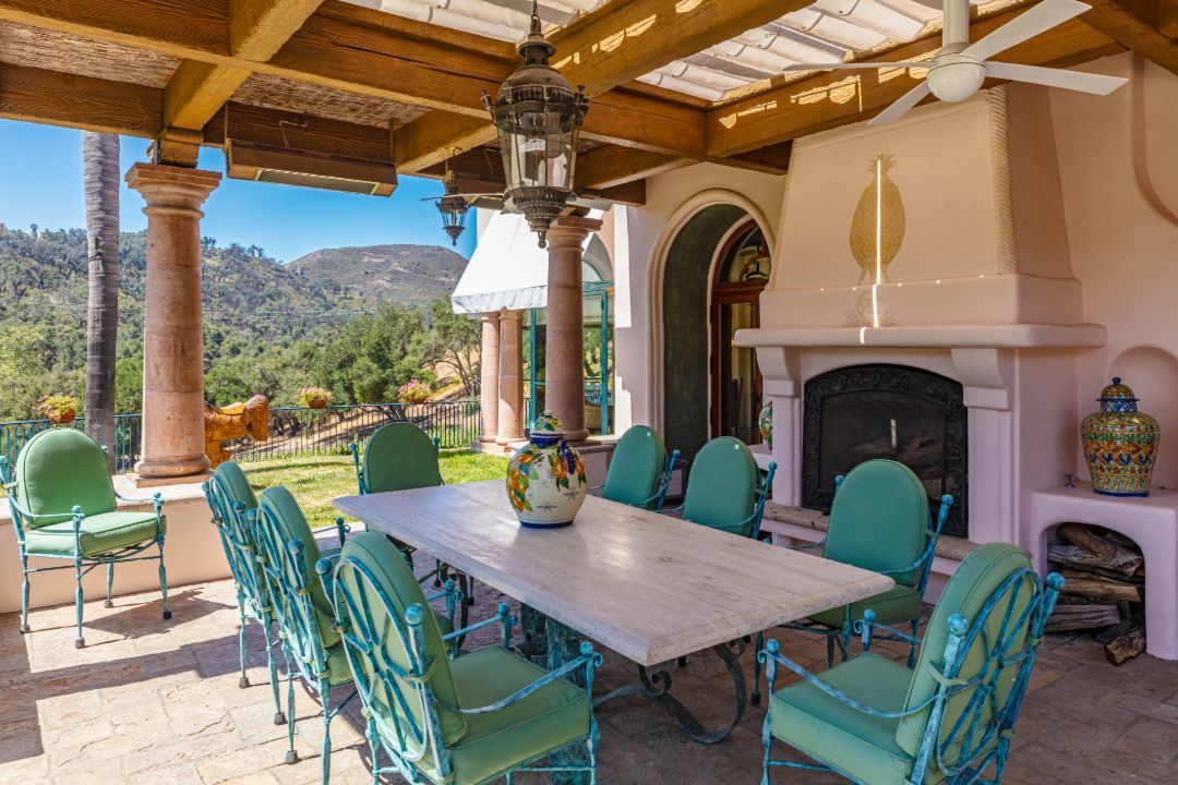 George Rosenthal Malibu Estate Outdoor Dining
