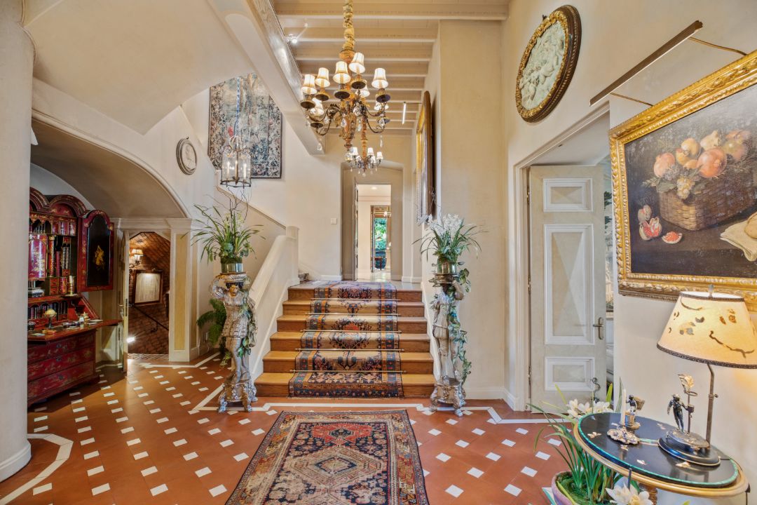 Howard Ruby Yvette Mimieux Bel Air Italian Villa Estate Front Hall
