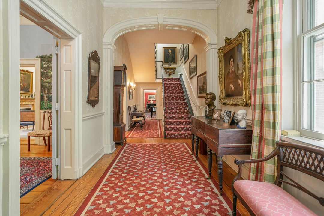 Historic Georgetown Federalist Temporary Home To Jackie Kennedy Foyer