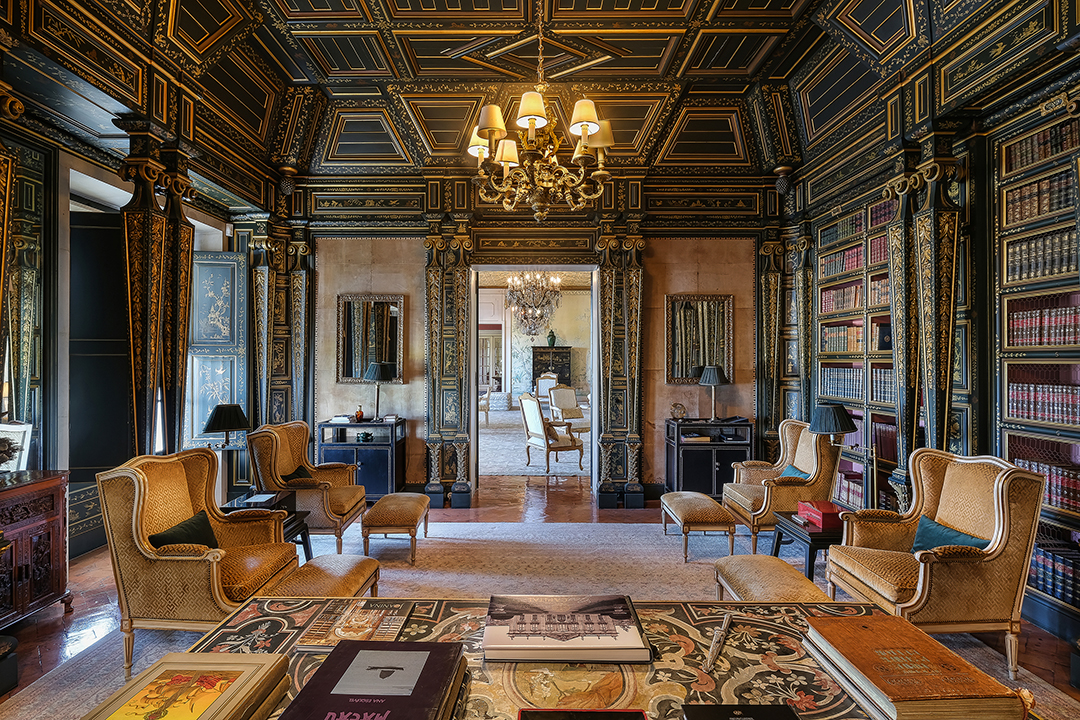 Quinta Patino Palace Library