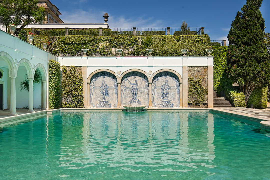 Quinta Patino Palace Pool Mural