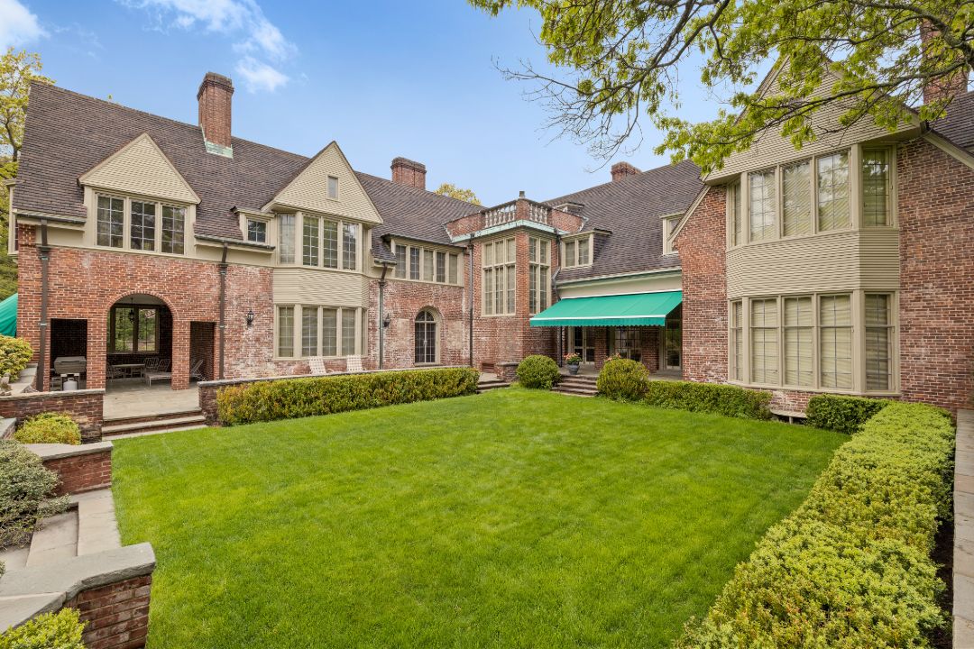 Rockefeller Gold Coast Long Island Mansion Lawn Awning