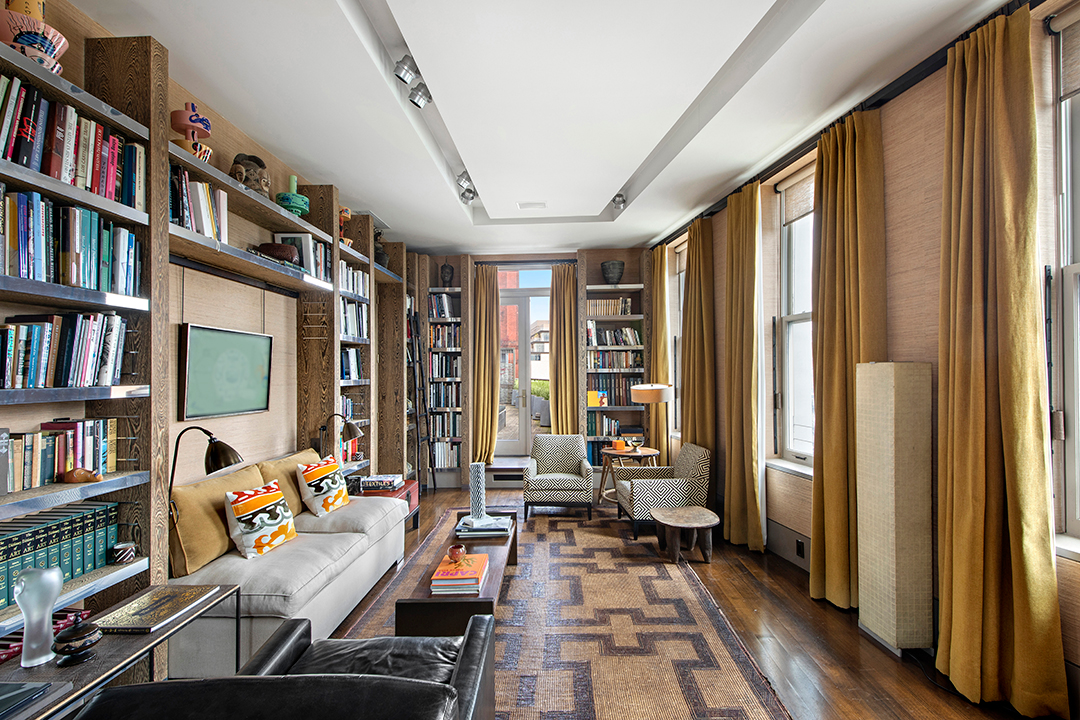 David Bowie Soho Bolita Apartment Library