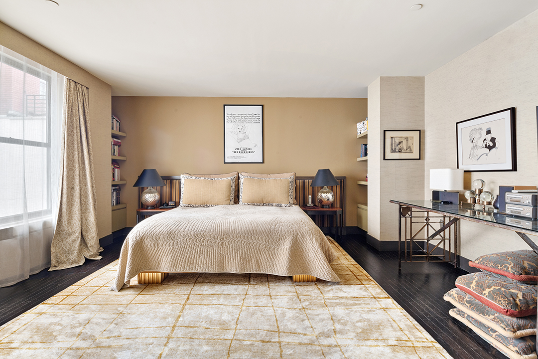 Actor Nathan Lane Puts Longtime Tribeca Triplex On The Market Bedroom