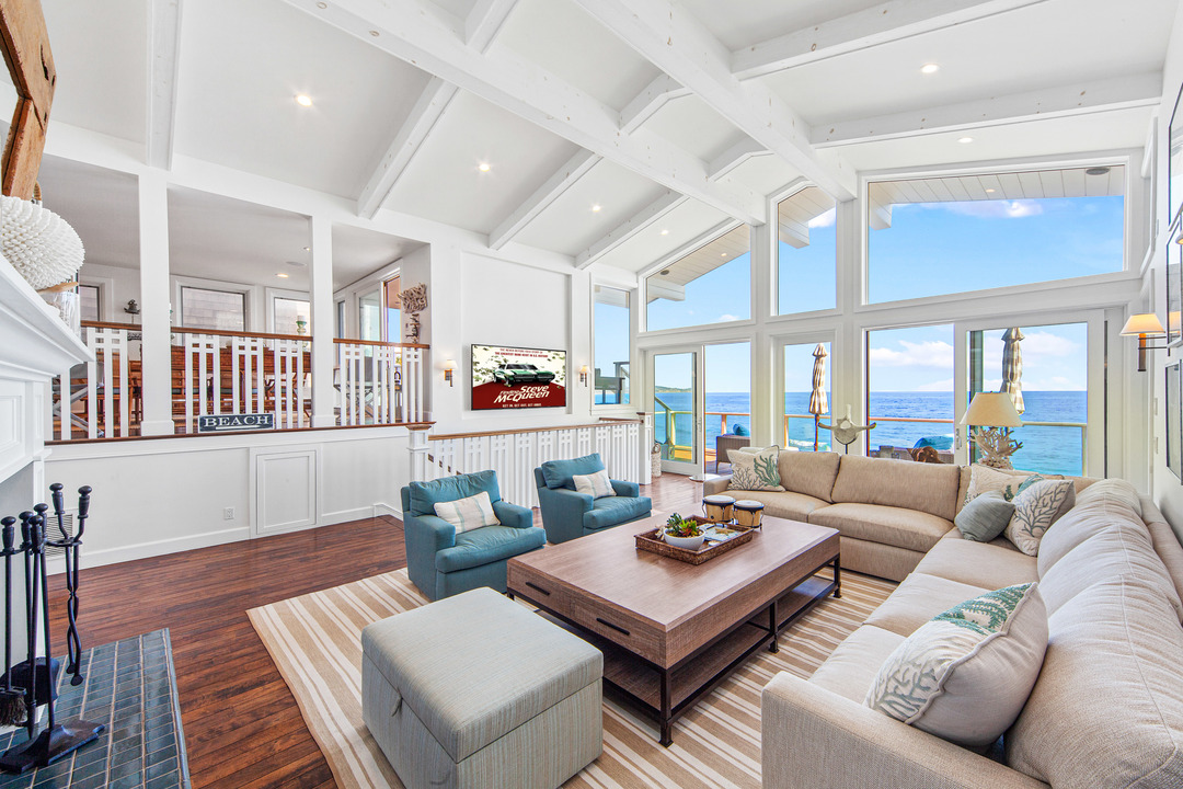 Steve Mcqueen Former Malibu Beach House Great Room