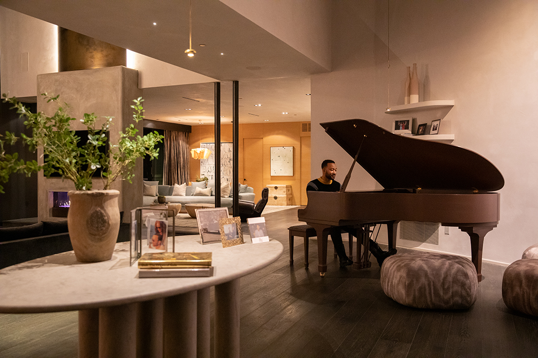 John Legend And Chrissy Teigen Just Sold Their Modern Beverly Hills Mansion Legend Portraits 005