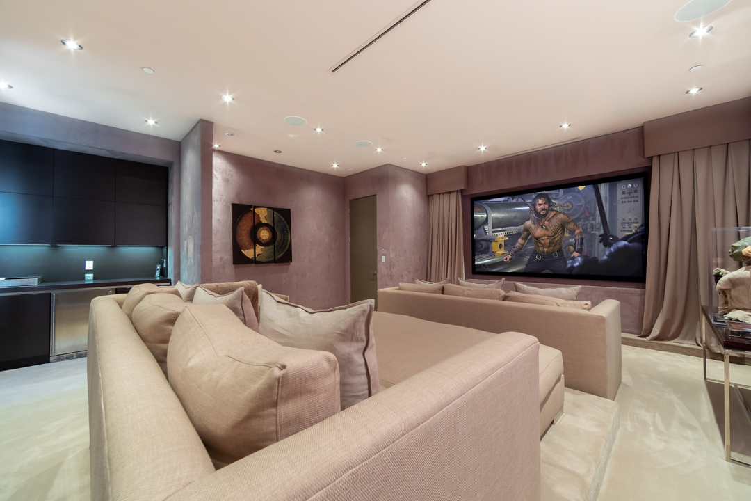 Victorias Secret Jeweler Bel Air Mansion Home Theater