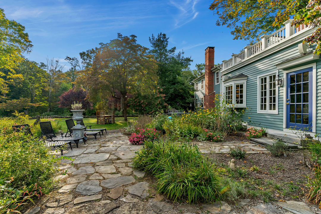 East Haddam Connecticut Country Estate Patio