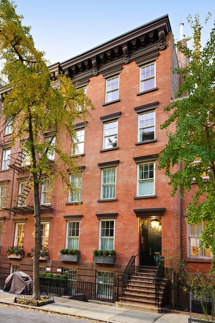 Horatio Street West Village Townhouse Brick Exterior
