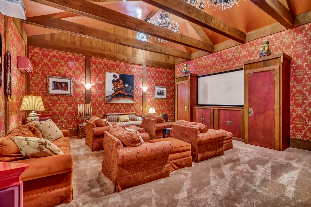 East Haddam Connecticut Country Estate Home Theater
