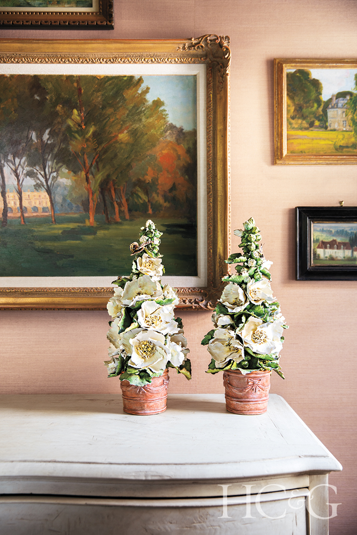 Wall Art And Small Floral Arrangements