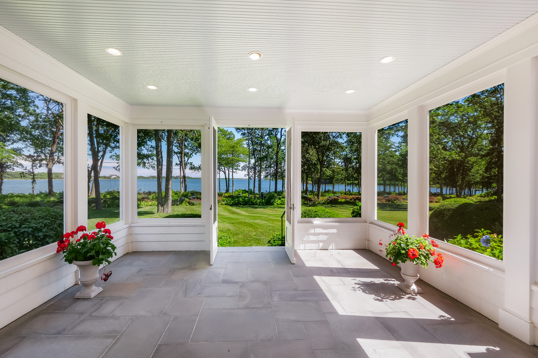 Sheldon Solow Wainscott Hamptons Beach House Screened Porch