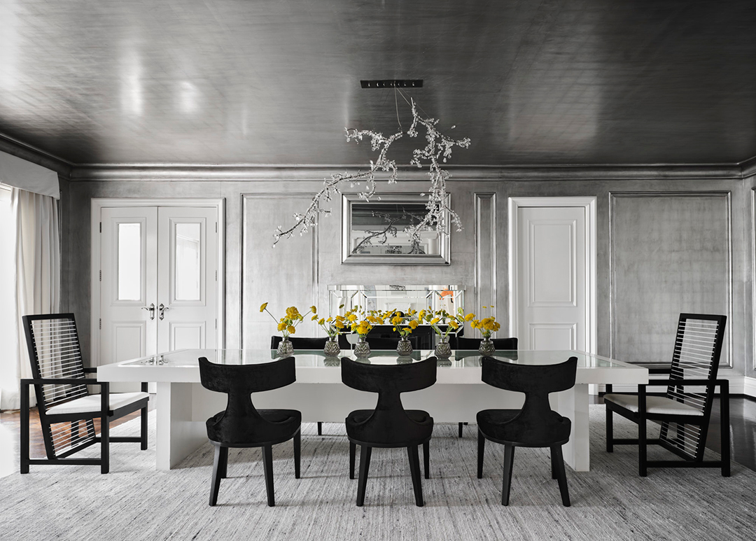 Max Azria's Holmby Hills Estate dining room