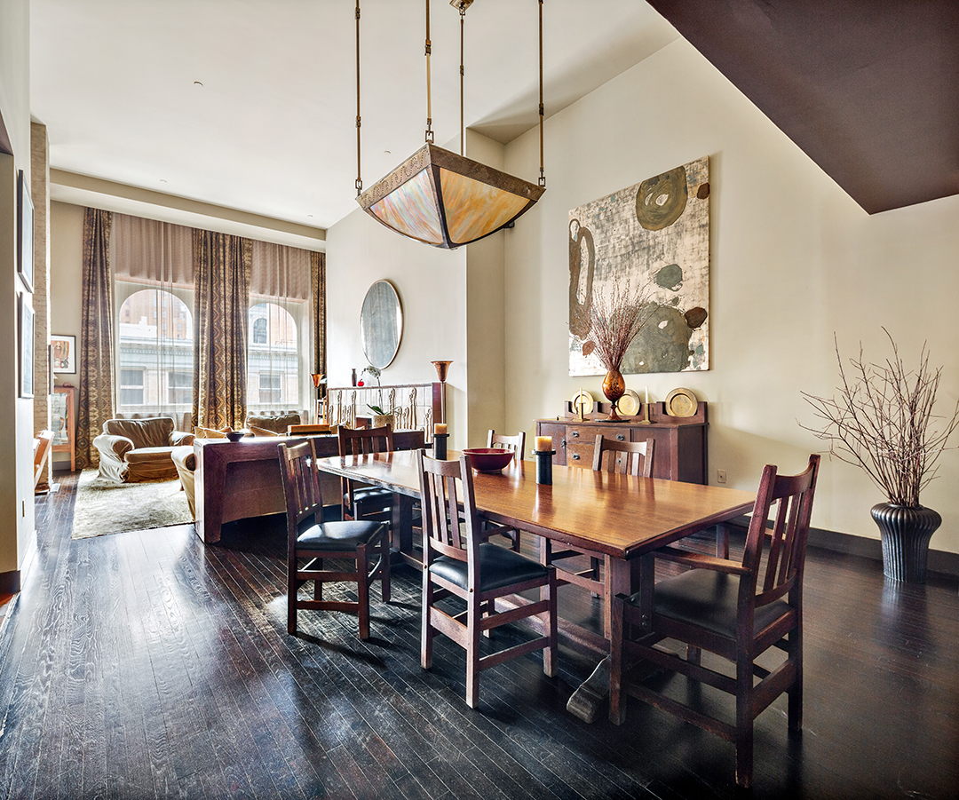 Actor Nathan Lane Puts Longtime Tribeca Triplex On The Market Dining