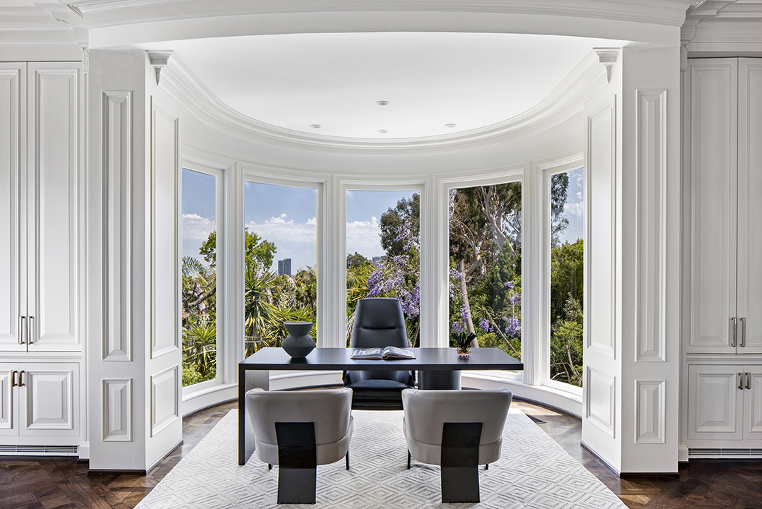Max Azria's Holmby Hills Estate living area