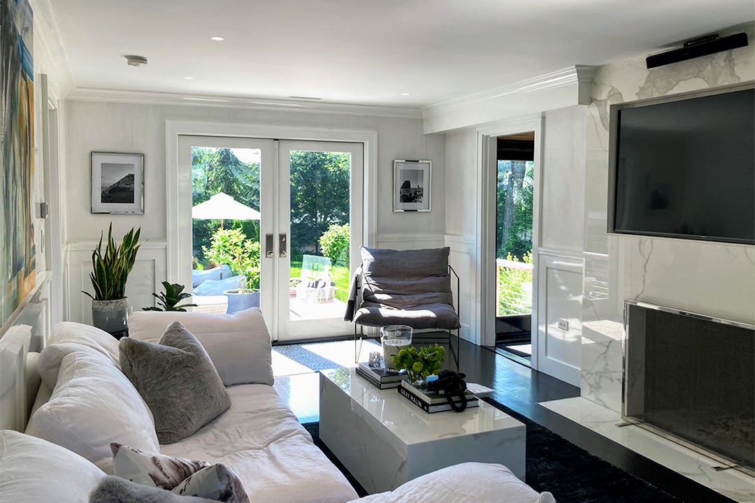 A Design Couple Revamps Their 1940s Dutch Gambrel Family Room B