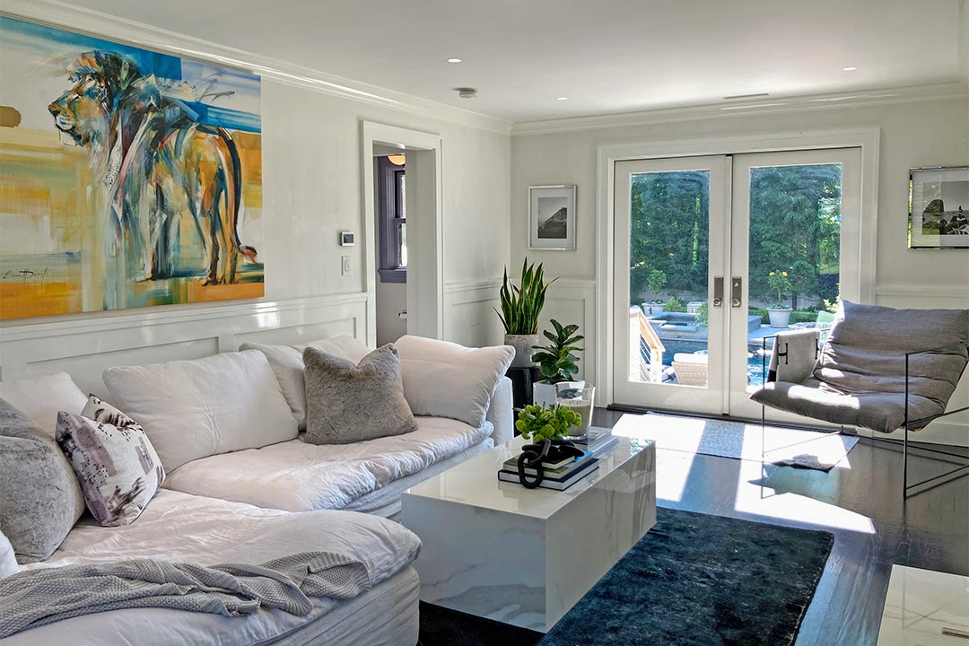 A Design Couple Revamps Their 1940s Dutch Gambrel Family Room C