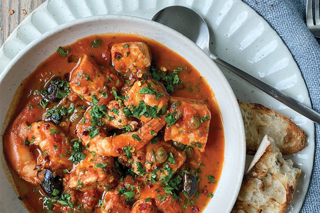 A 30 Minute Summertime Seafood Stew