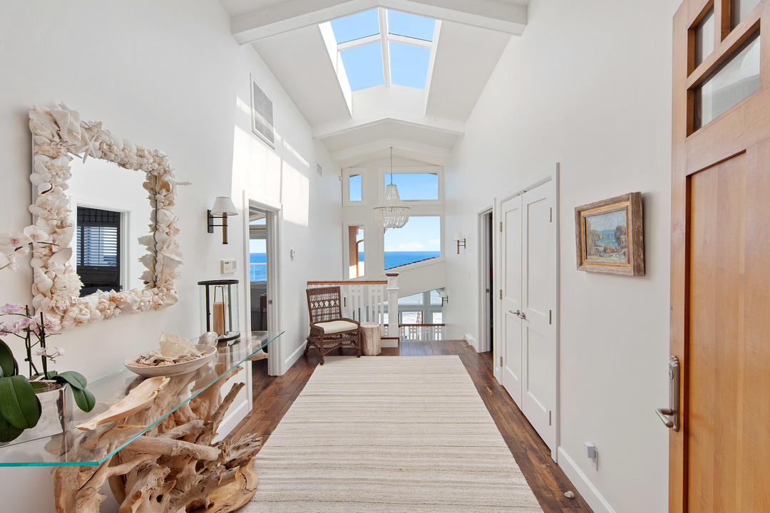 Steve Mcqueen Former Malibu Beach House Hall Skylights