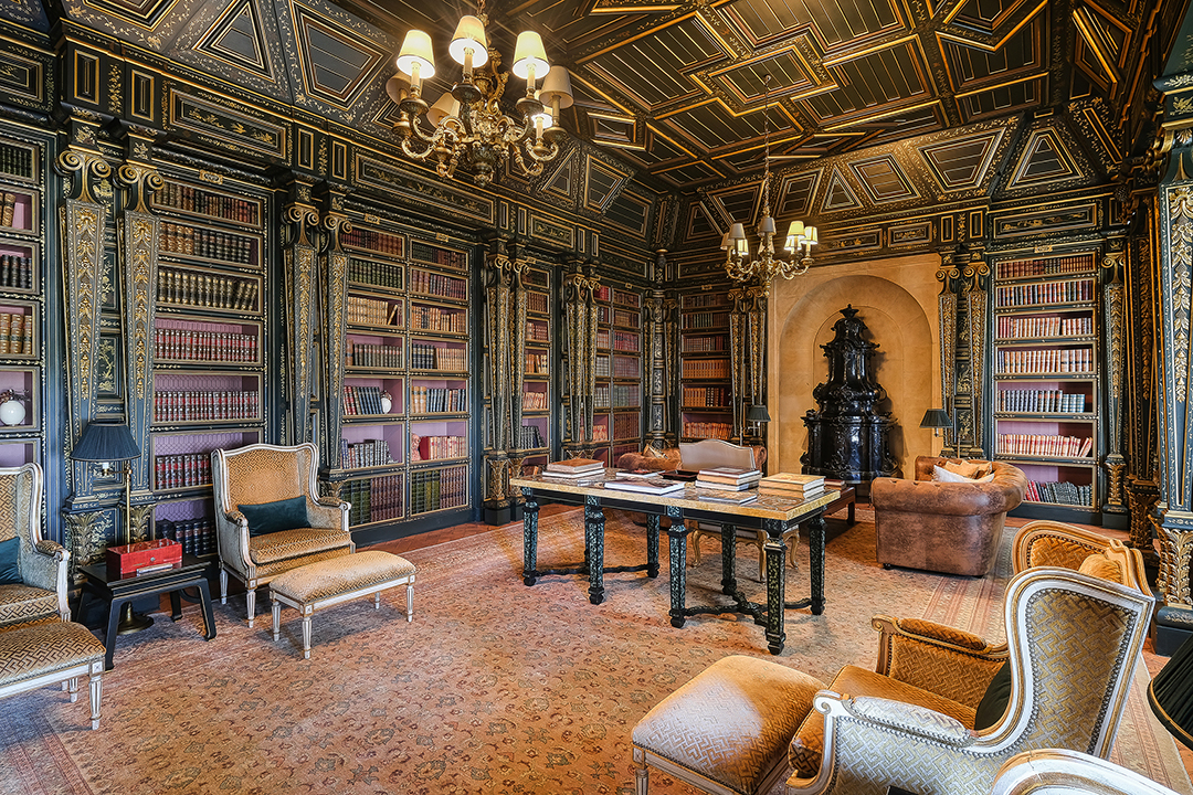 Extraordinary Patino Palace In Portugal Just Listed For 28m Library