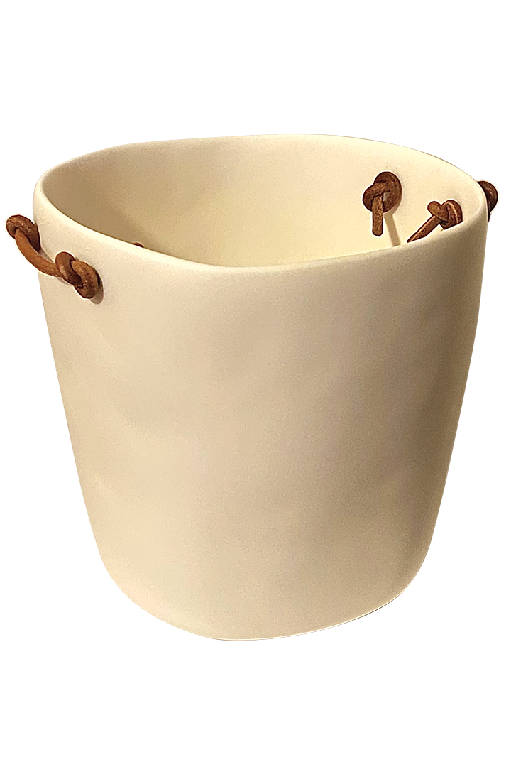 Summer Resin Bucket With Leather Handles