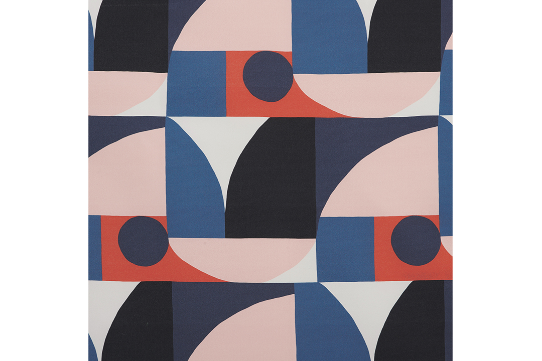 Geometric outdoor textile pattern