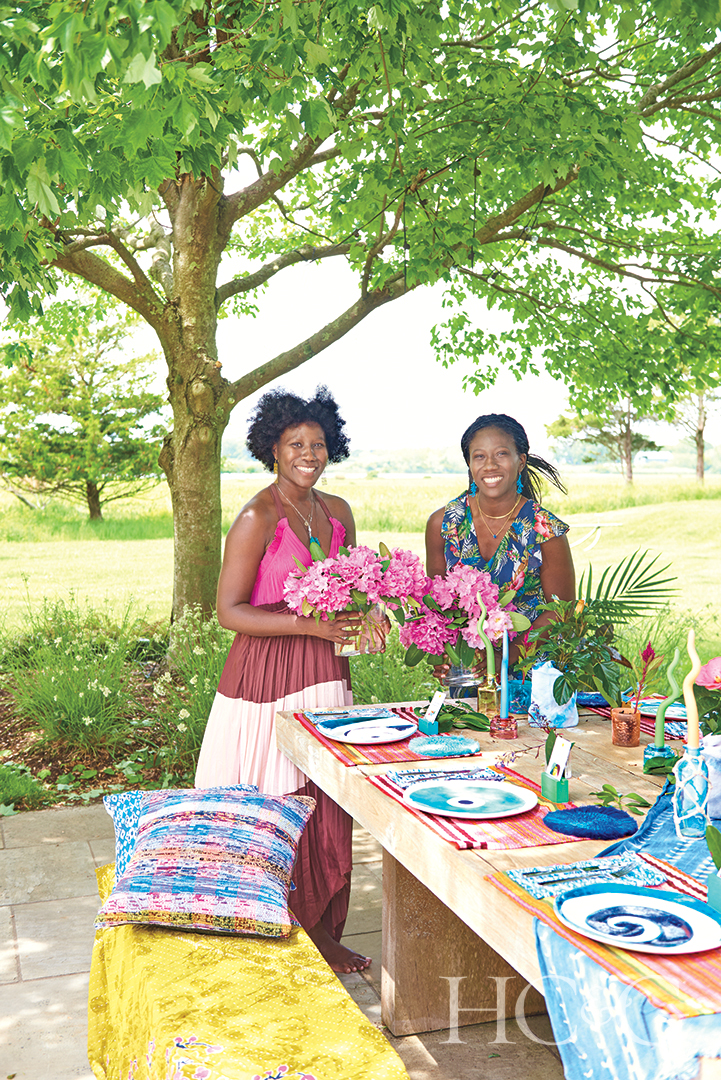 table set with pieces from Southampton shop, Hidden Gem