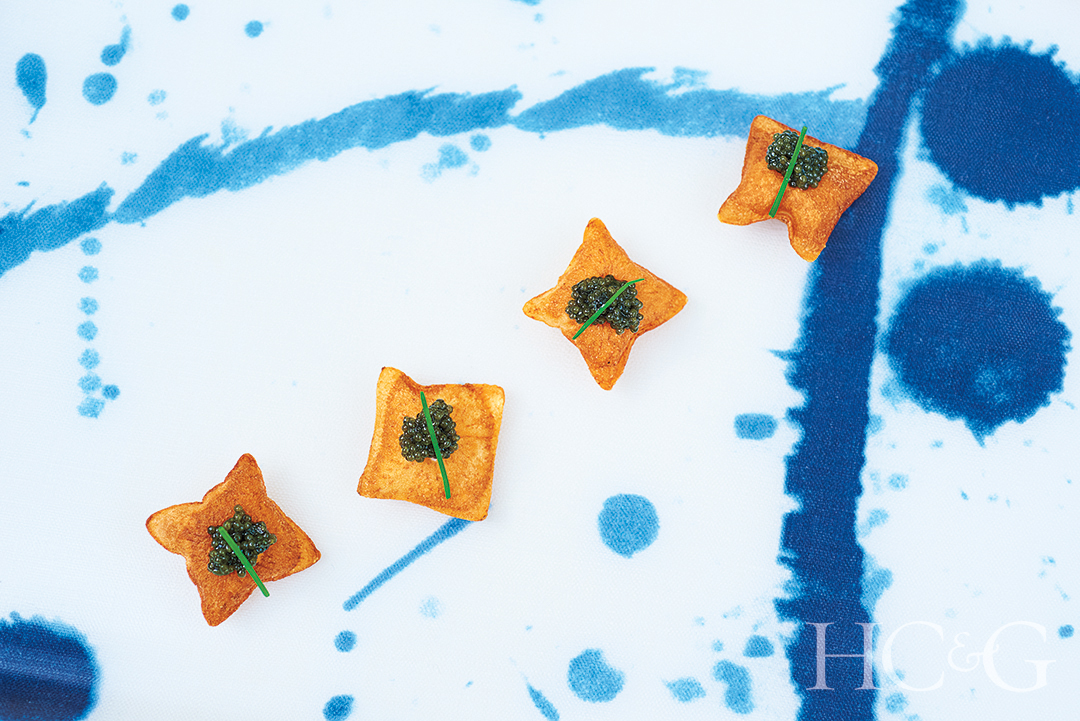 Nicholas Howey Art Gallery Opening Cavia Potato Chips