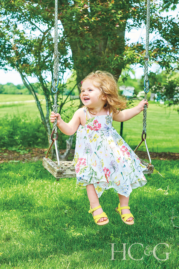 Hamptons children's swing