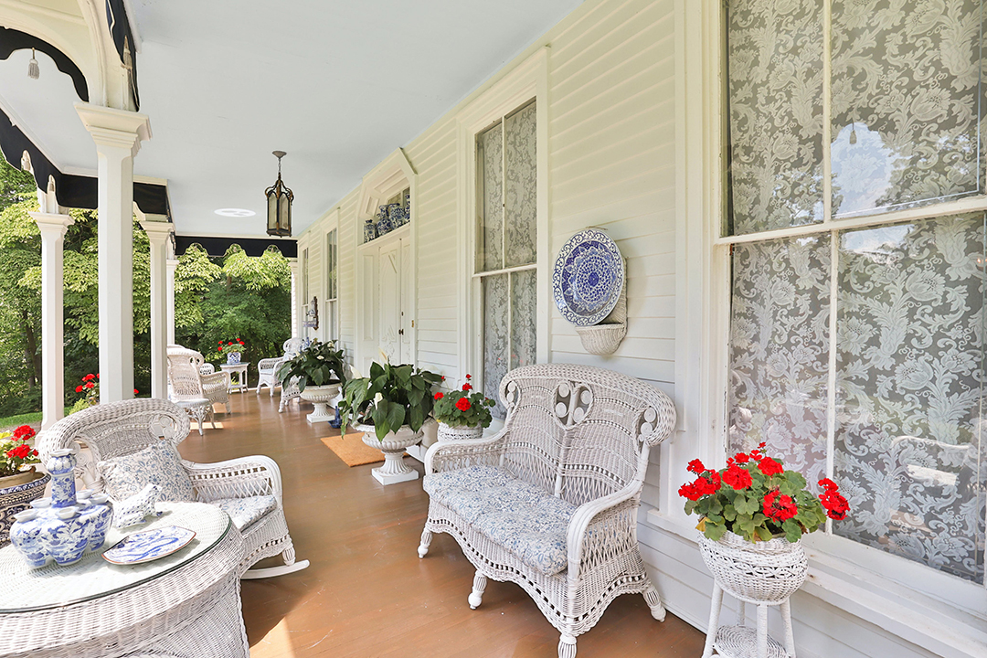 Actress Arlene Dahl And Designer Marc Rosen List Longtime Hudson Valley Weekend Home Porch B