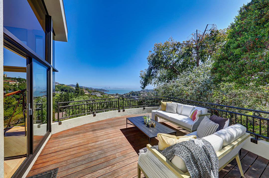 Musician Carlos Santana Lists Cool Contemporary In The Hills Of Tiburon Ca Terrace B
