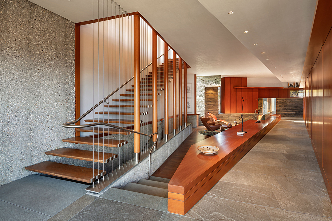 World Renowned Architect William Pedersens Shelter Island Home Asks 7m Staircase