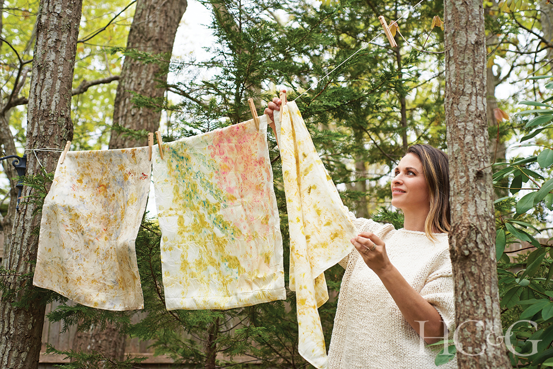 Nicole Delma Hanging Wilk Pillowcases To Dry