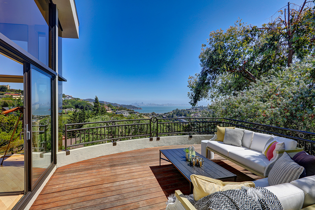 Musician Carlos Santana Lists Cool Contemporary In The Hills Of Tiburon Ca Terrace C