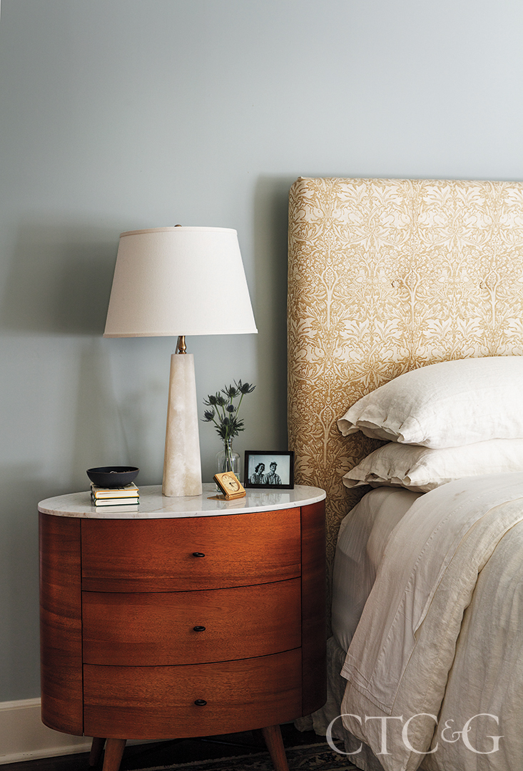 West Elm Nighstand And Lamp