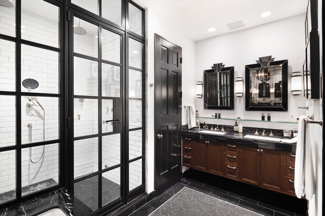 Neil Patrick Harris David Burtka Harlem Townhouse Master Bath