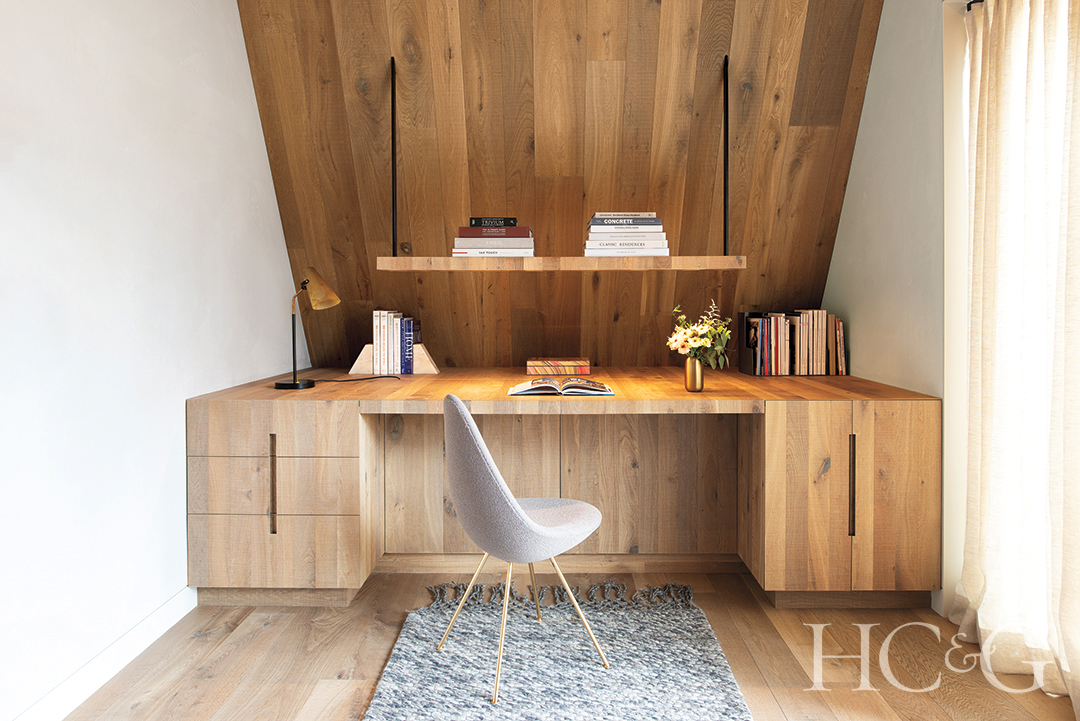 Built In Wooden Desk