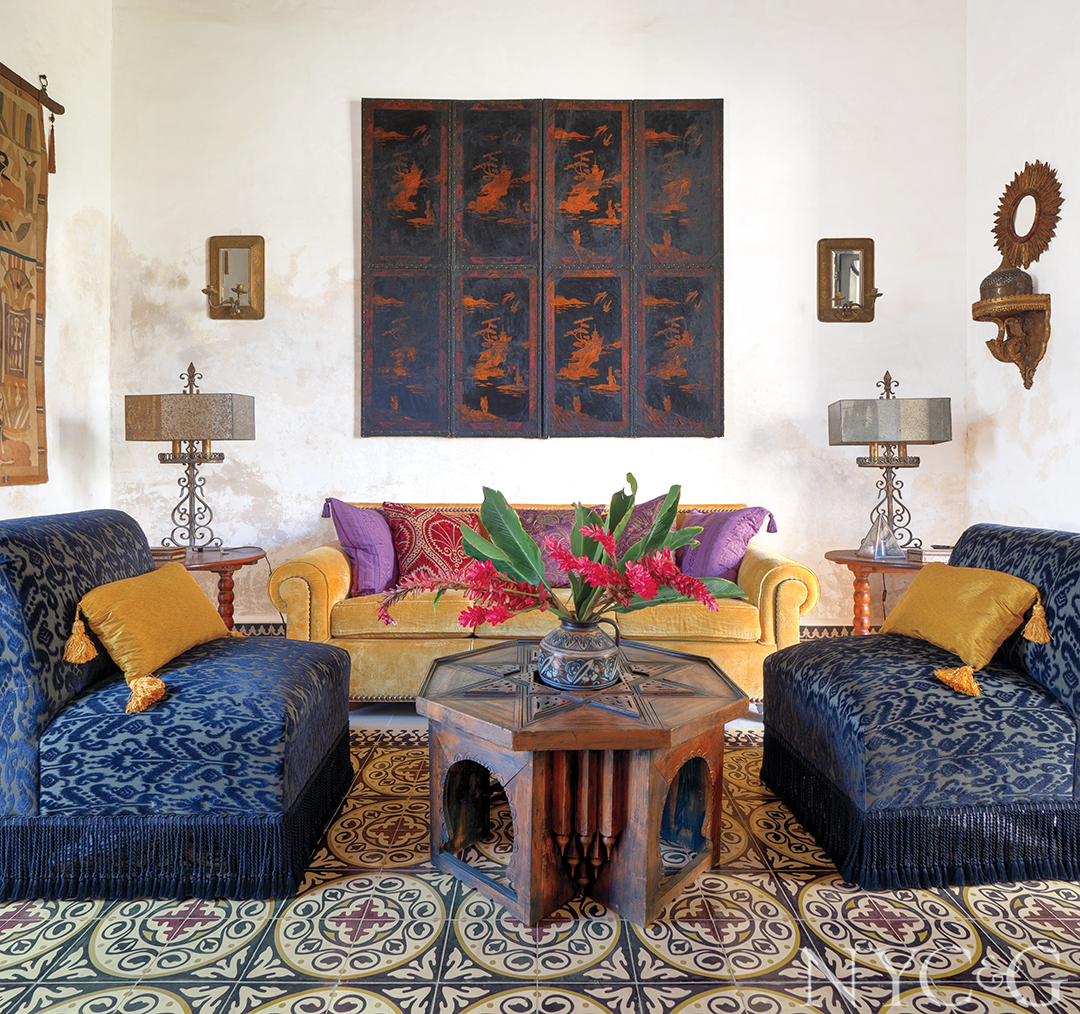 Tour Eclectic Mexico Hacienda Brimming With Personality Seating Area