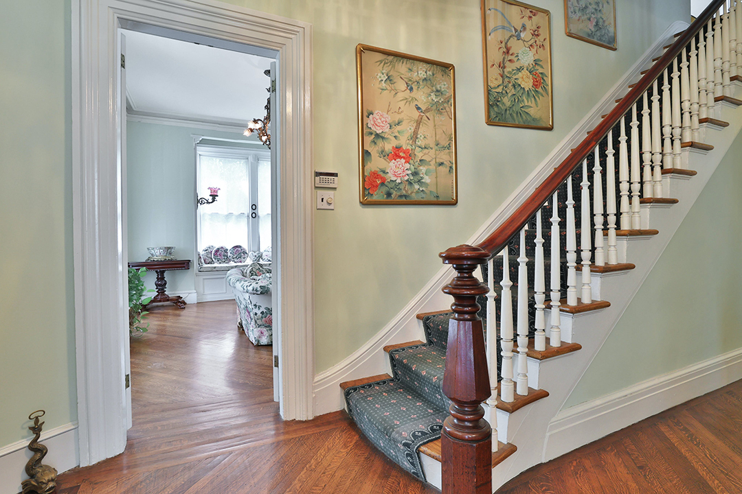 Actress Arlene Dahl And Designer Marc Rosen List Longtime Hudson Valley Weekend Home Staircase