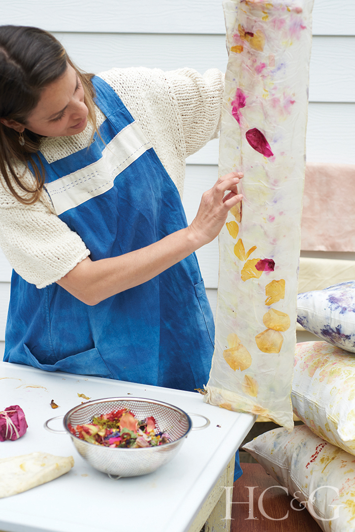 Handmade Botanical Dye Scarf