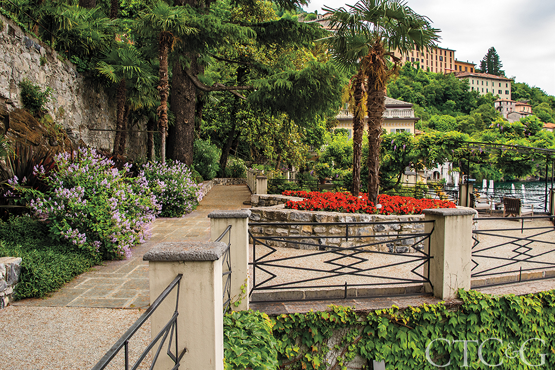 Lake Como Villa Pathway