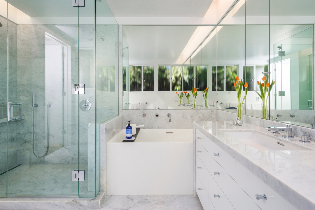 Raphael Soriano Los Feliz Gogol Midcentury Modern House Master Bath