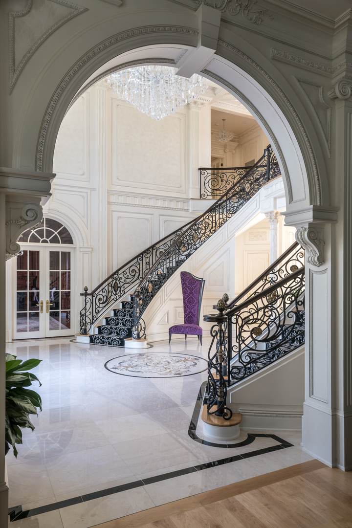Chateau De La Roche Alpine New Jersey French Mansion Grand Stair