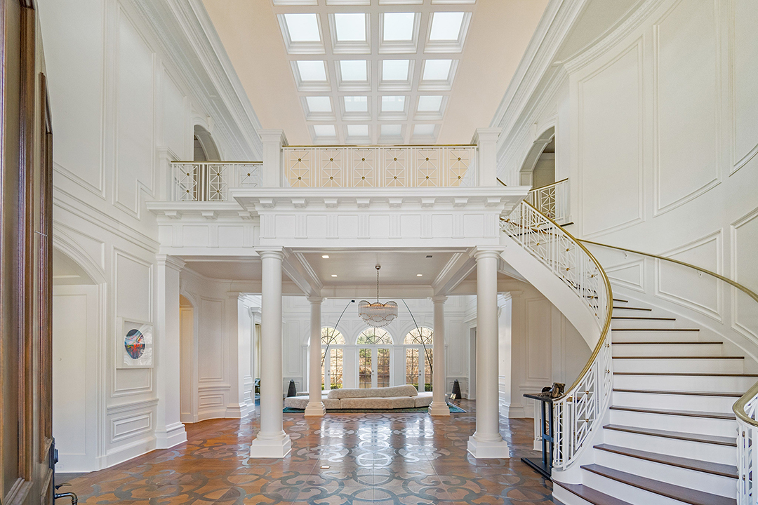 New Canaan Has A 19000 Square Foot Chateau For Sale Foyer