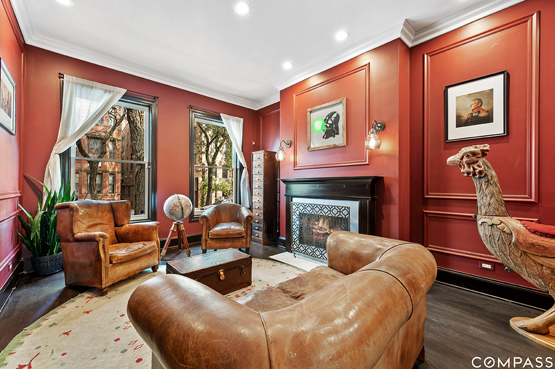 Celebrity Chef Lists Chicago Townhouse Brimming With Eclectic Style Living Room