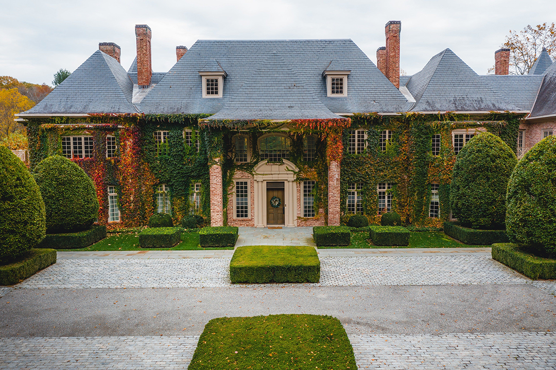 New Canaan Has A 19000 Square Foot Chateau For Sale Facade