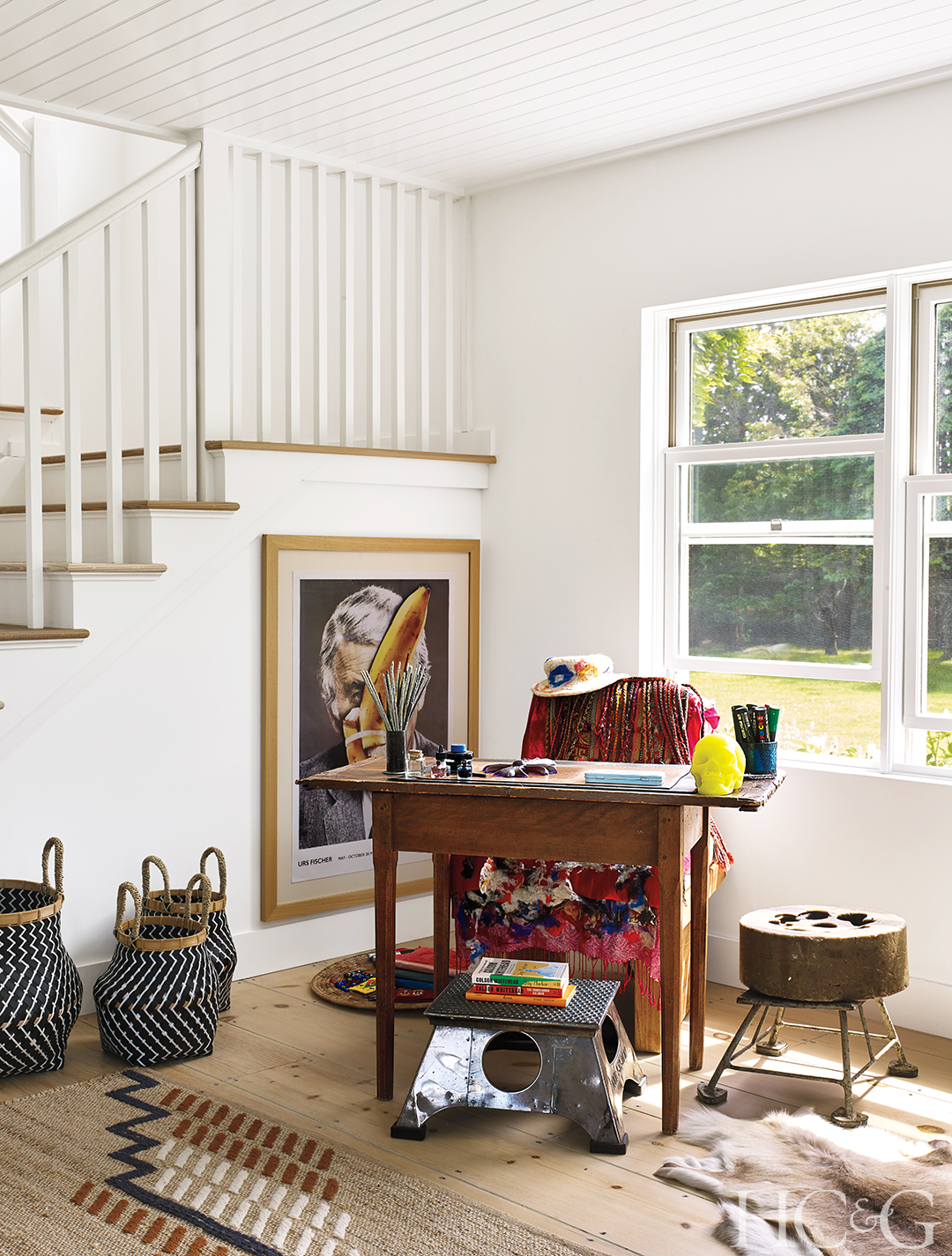 Mitch Alfas hamptons home office space